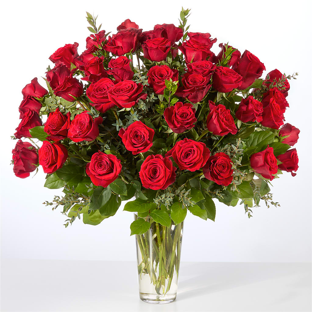 Forever Yours Fifty Stem Red Rose Bouquet –  Hlm Floral Events, Los Angeles CA