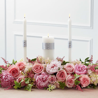 Worldwide Romance Unity Candle Arrangement –  Hlm Floral Events, Los Angeles CA